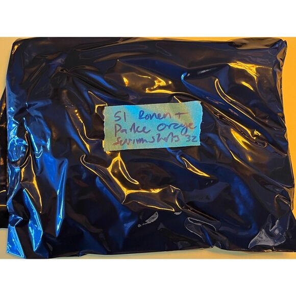 Parke & Ronen Orange Swim Shorts Trunks   Mens Size 32 - Picture 9 of 9